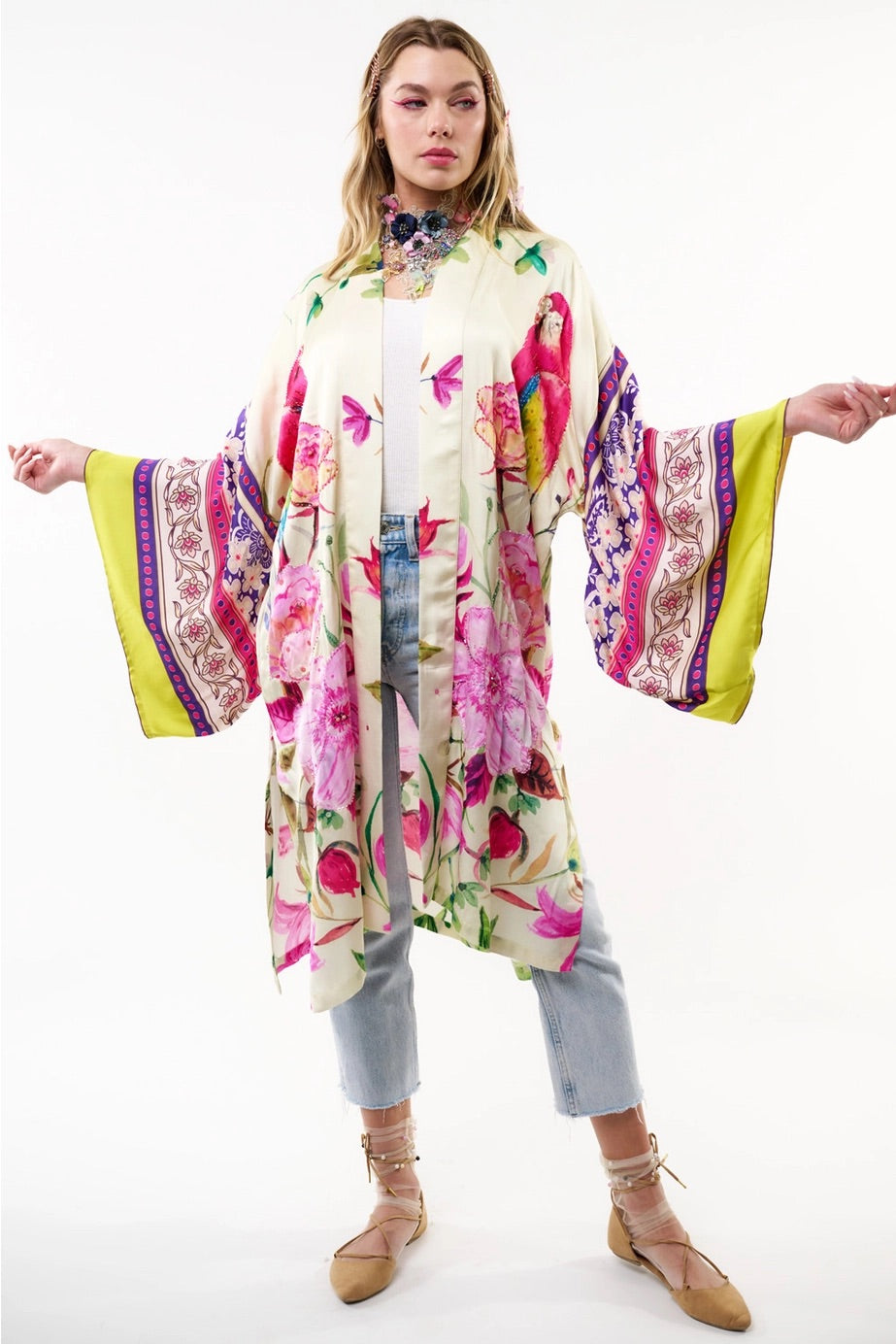 Tropical Mood Kimono-9958