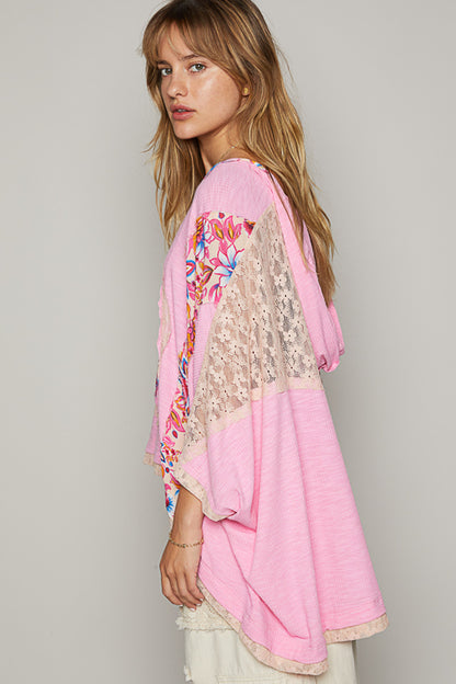 Peace Sign Hi-Lo Top