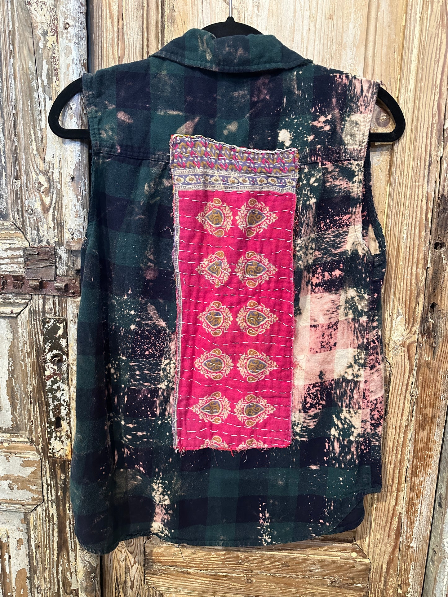 Sleeveless Kantha Flannel-9923