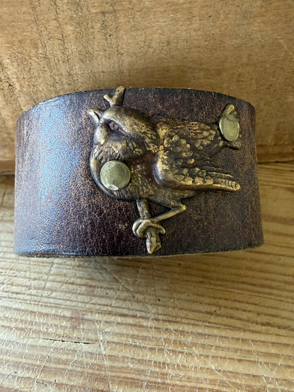 Brown Leather Cuffs
