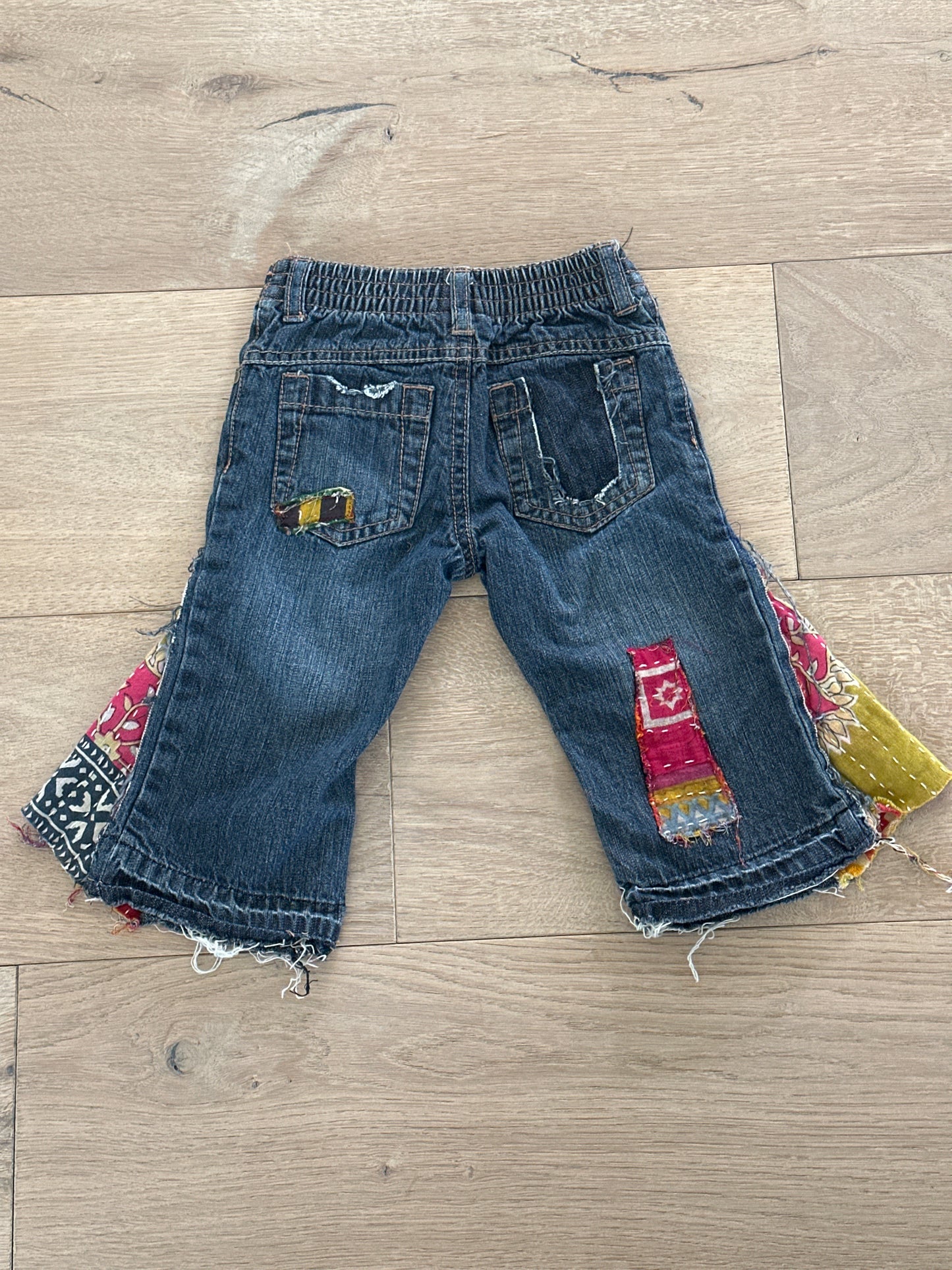 12-18m Up Cycled Kids Bell Bottoms