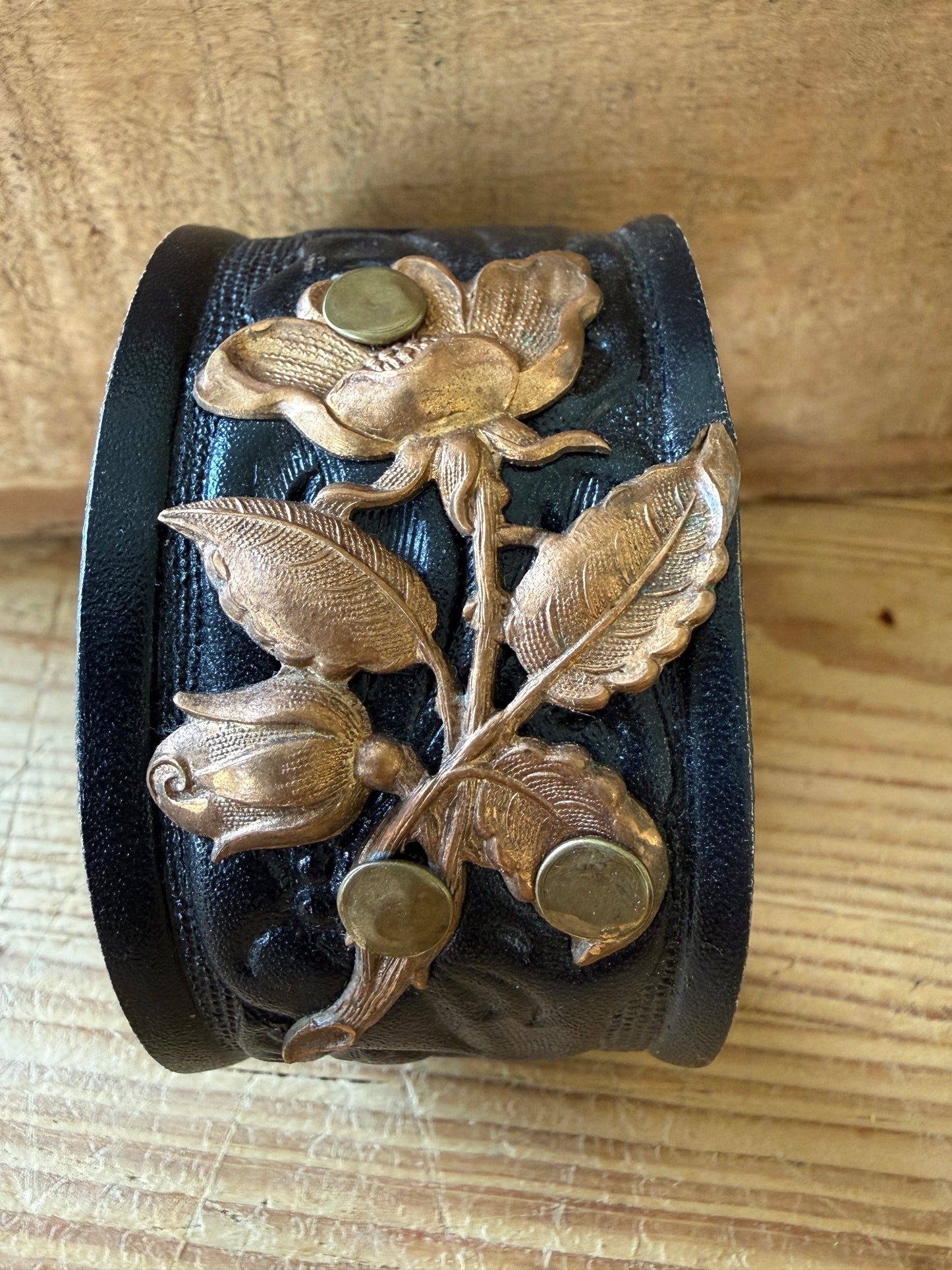 Black Leather Cuffs