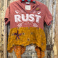 Up Cycled Rust Top
