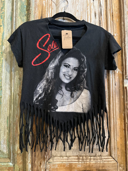 Up Cycled Fringe Band Tee