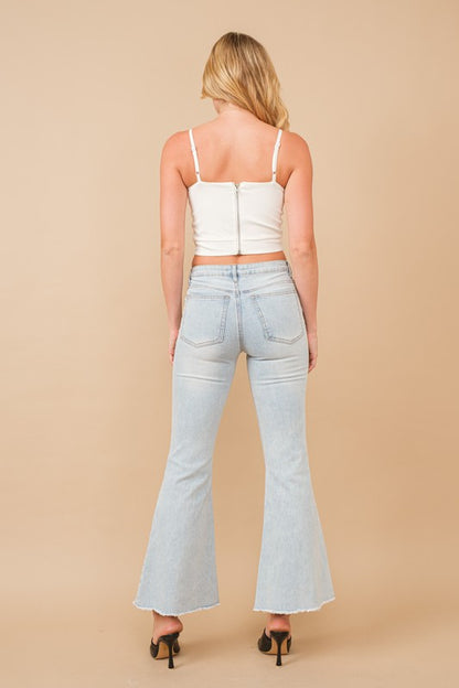 Sequins Fringe Flare
