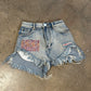 Size 26 Up Cycled Love Shorts