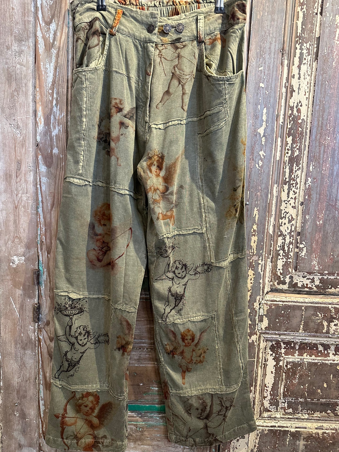 Angel Patchwork Pants