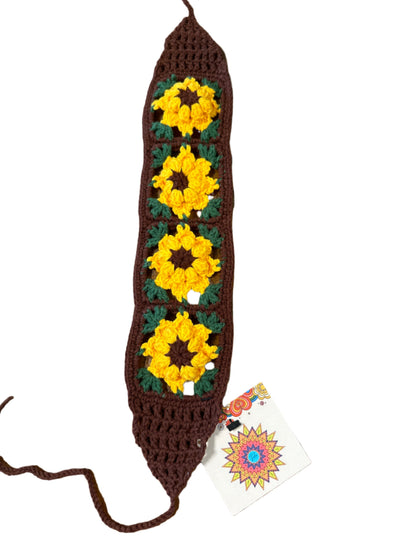 Sunflower Tie Headband