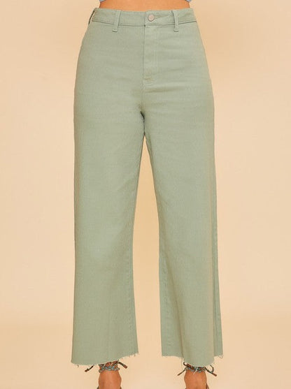 Stretch Wide Leg Denim