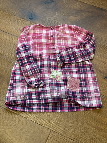 3T Quilted Heart Girl Top