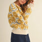 Happy Yellow Flower Sweater