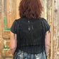Lace Eyelit Fringe Vest