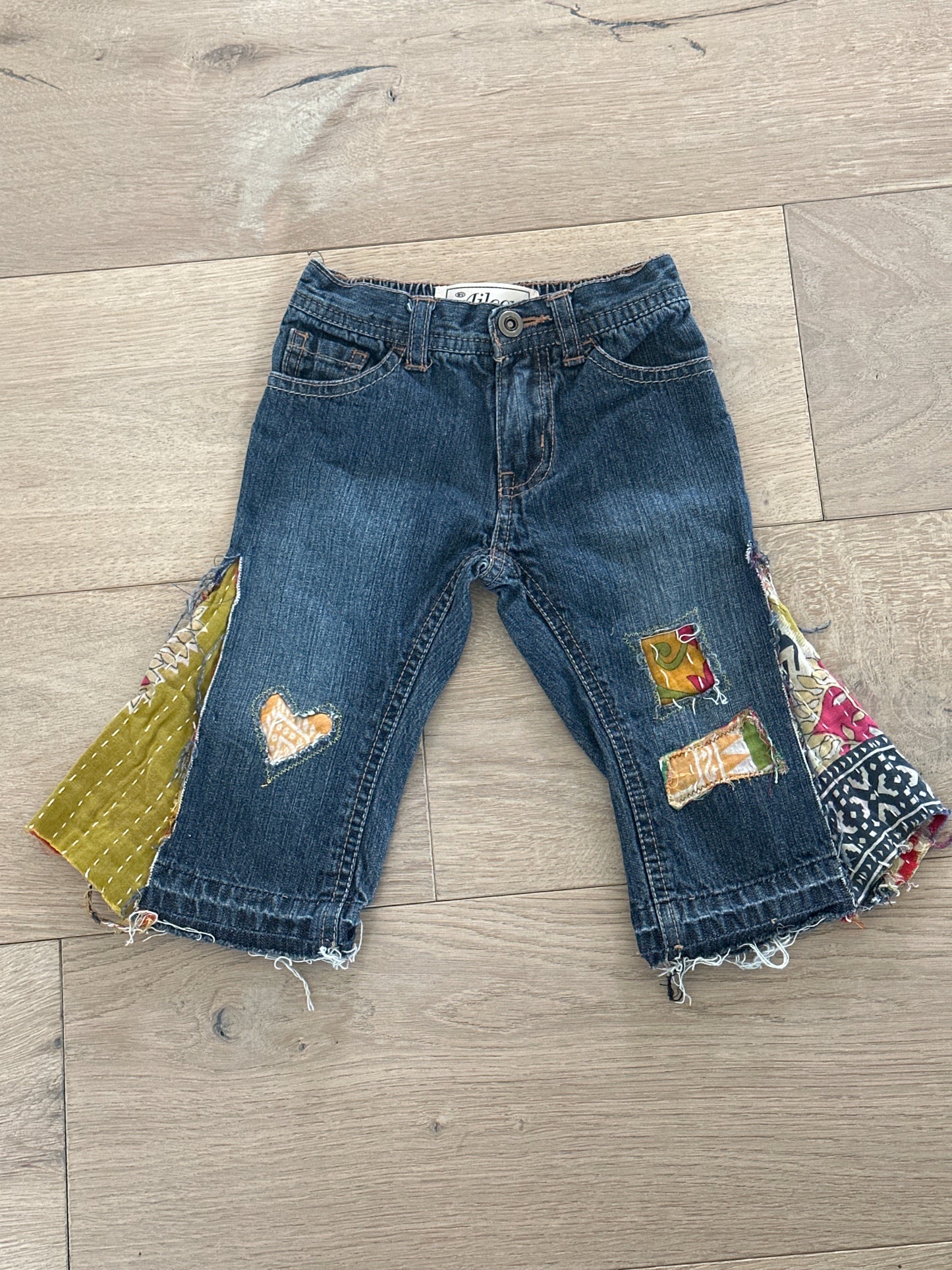 12-18m Up Cycled Kids Bell Bottoms