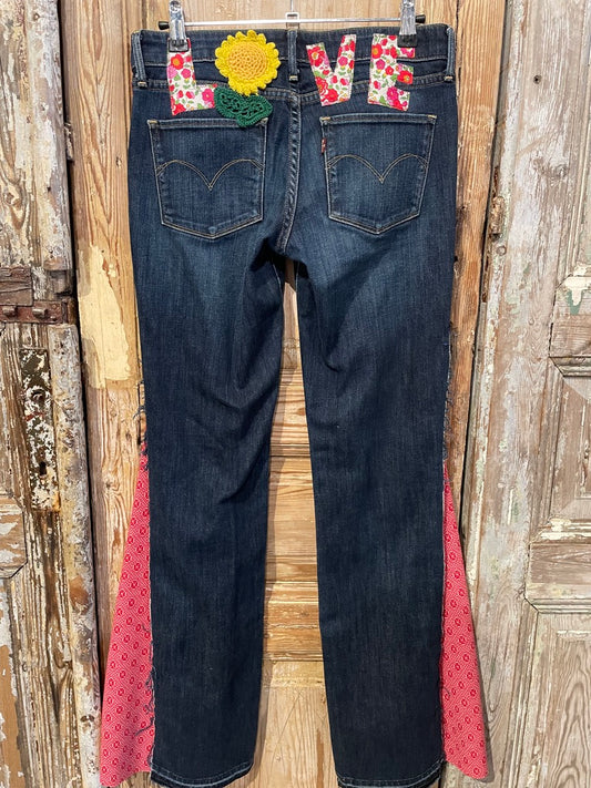 Size 26 Polyester Denim Bells