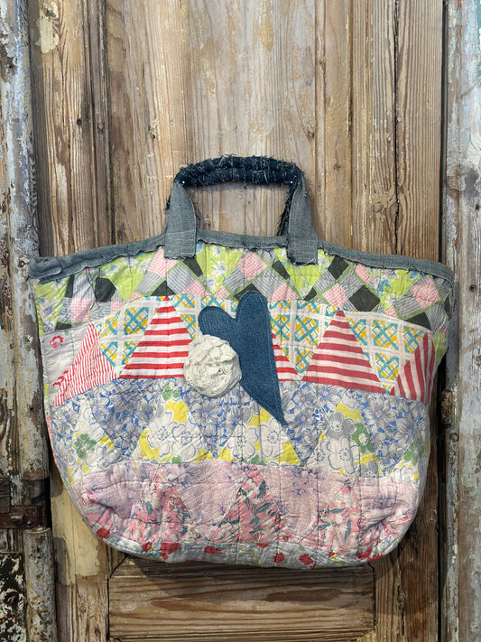 Up Cycled Quilt Bag