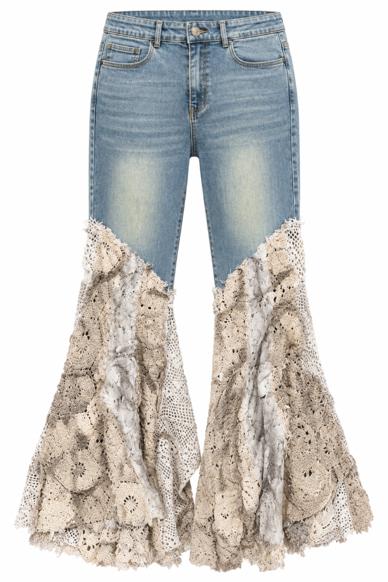 Got You Covered Lace Jeans