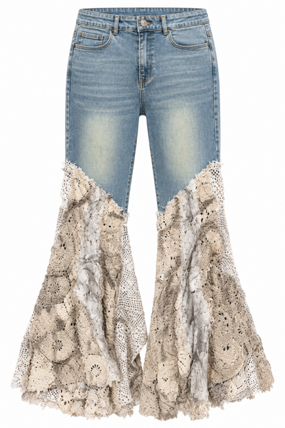 Got You Covered Lace Jeans