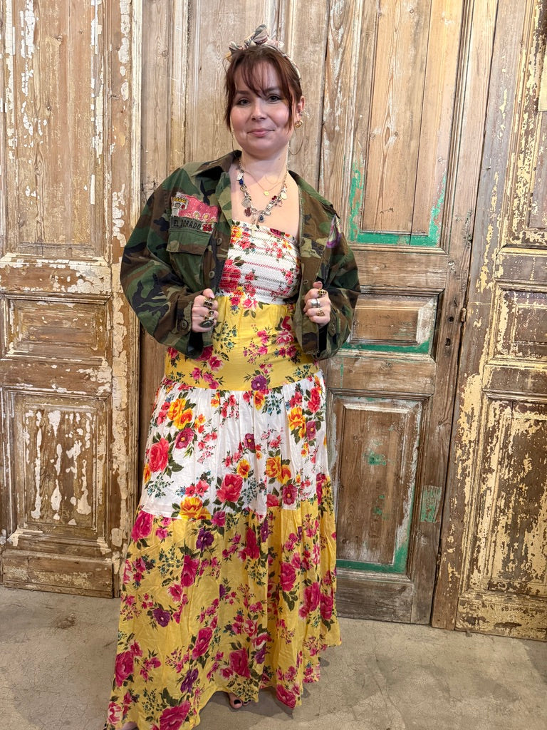 L/XL Cropped Camo Jacket