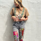 Up Cycled Patched Levis 3
