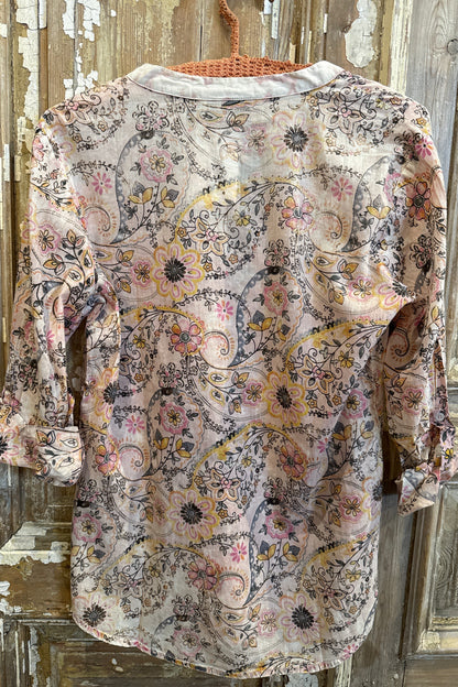 1/4 Front Ribbon Blouse