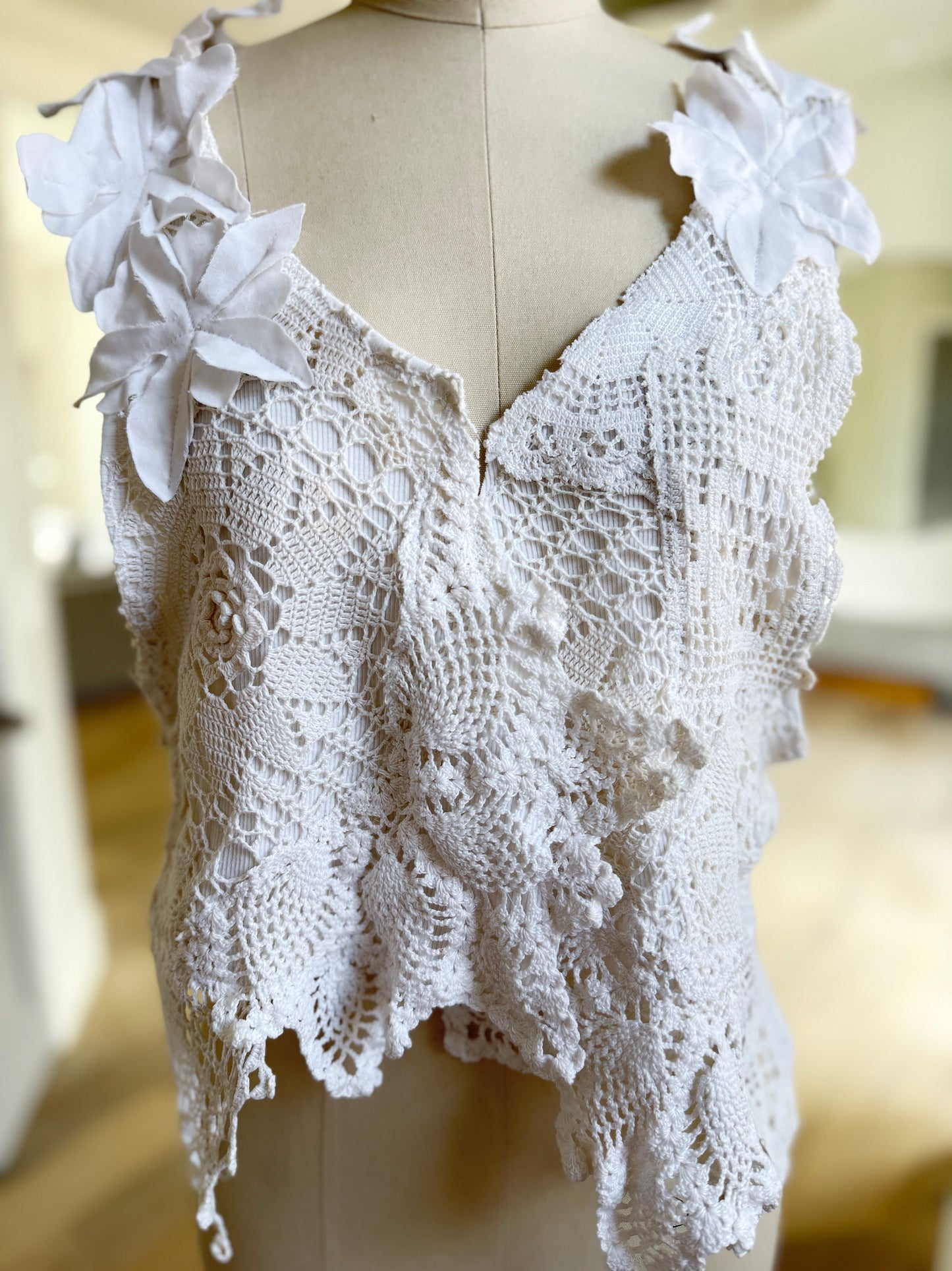 Lace Tank-to-Vest