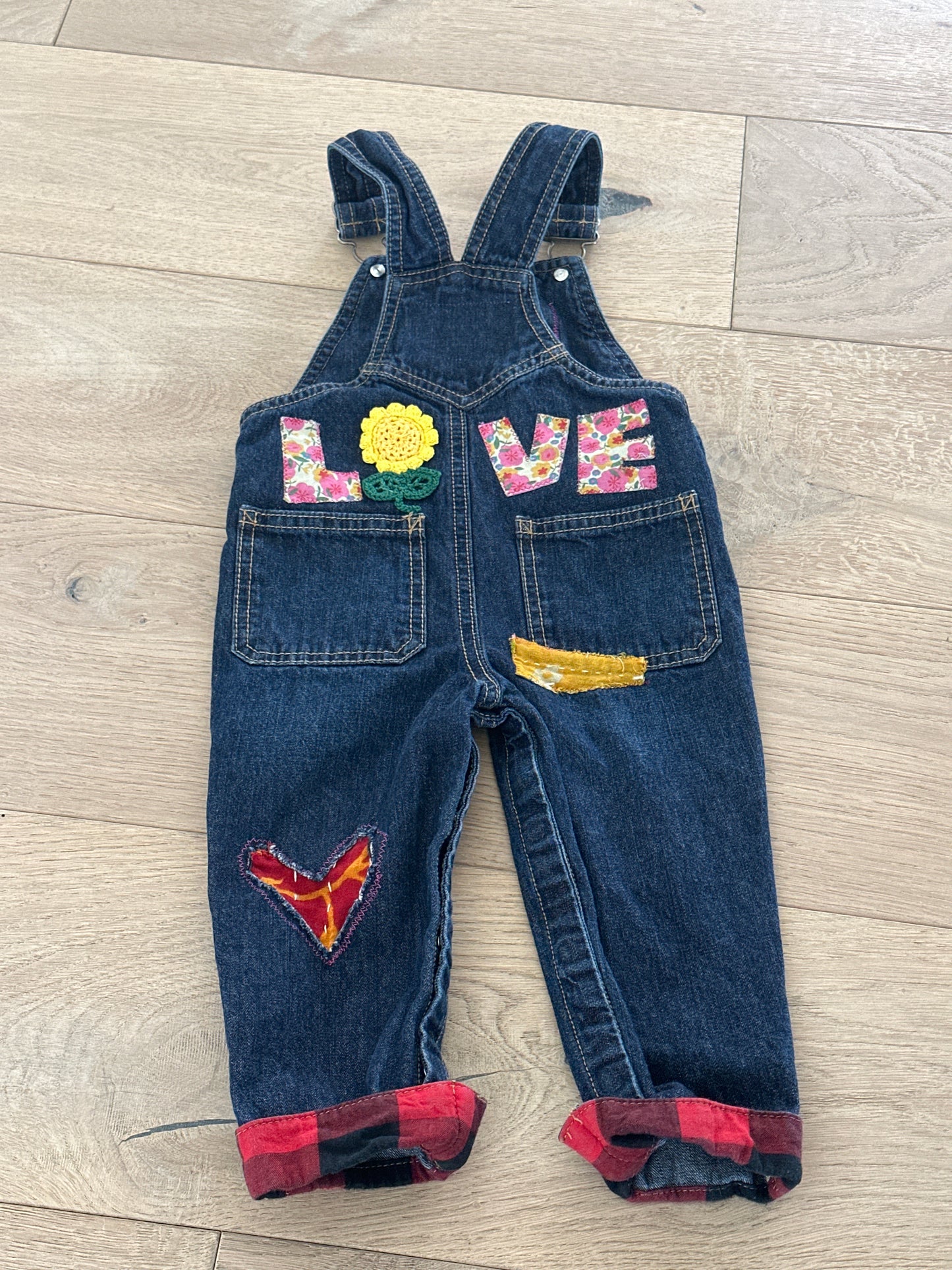 18m Up Cycled Overalls