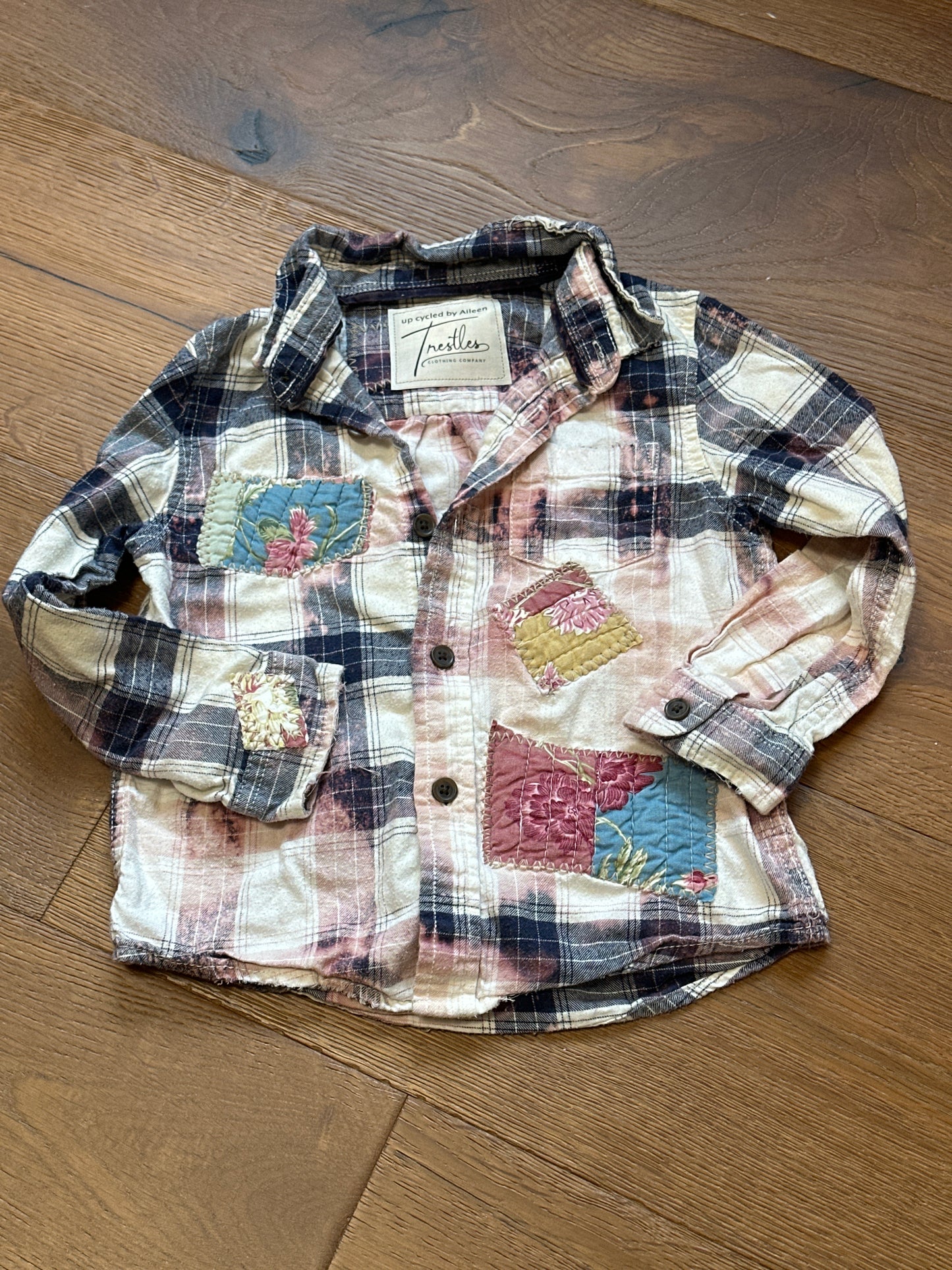 4T Quilted Heart Flannel