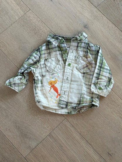 Up Cycled Kids Mermaid Shirts