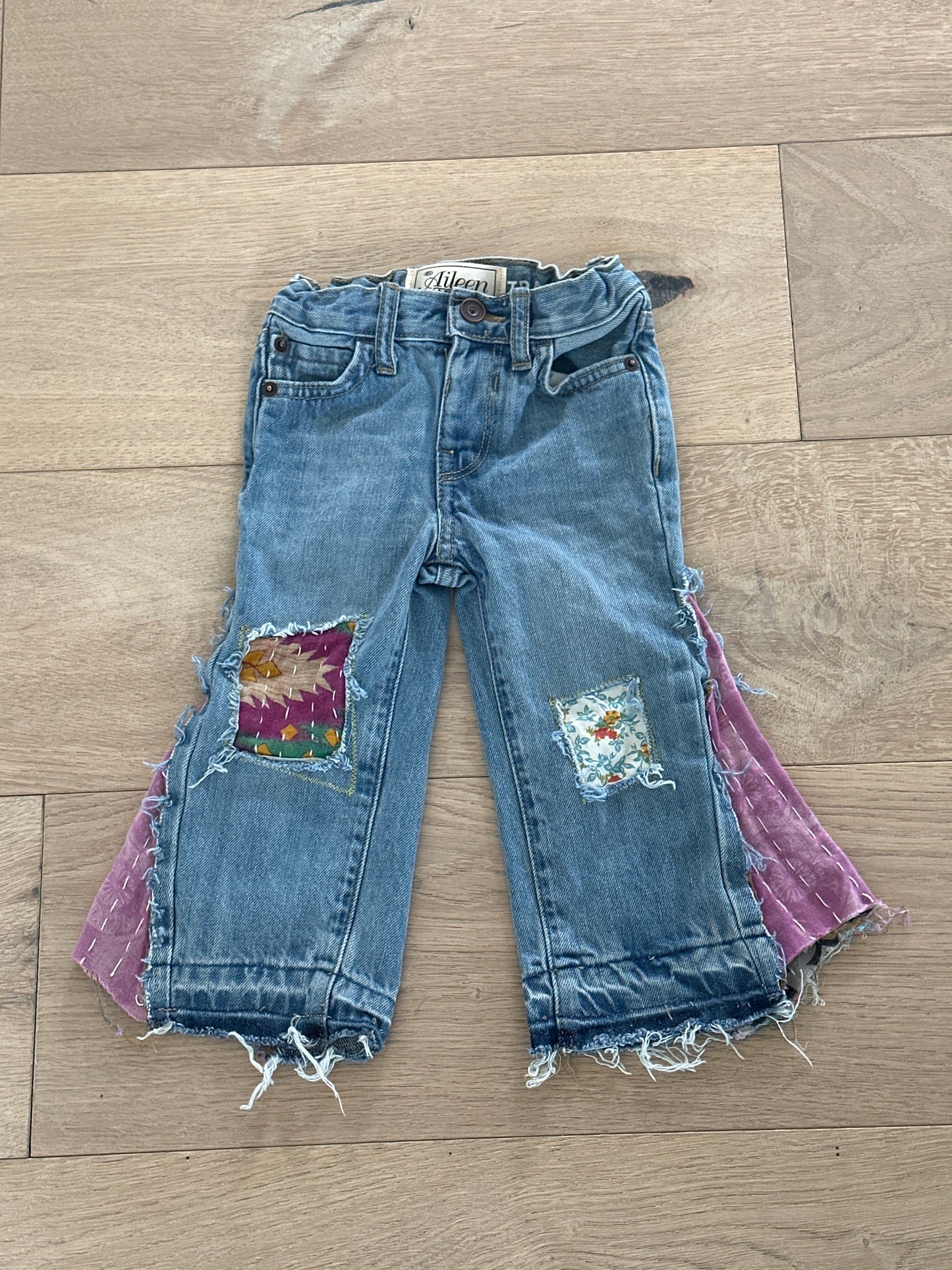 12-18m Up Cycled Kids Bell Bottoms