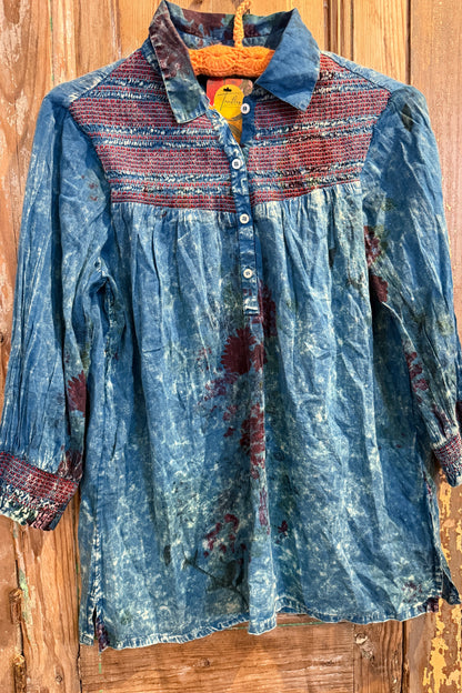 Smocked Yoke Blouse
