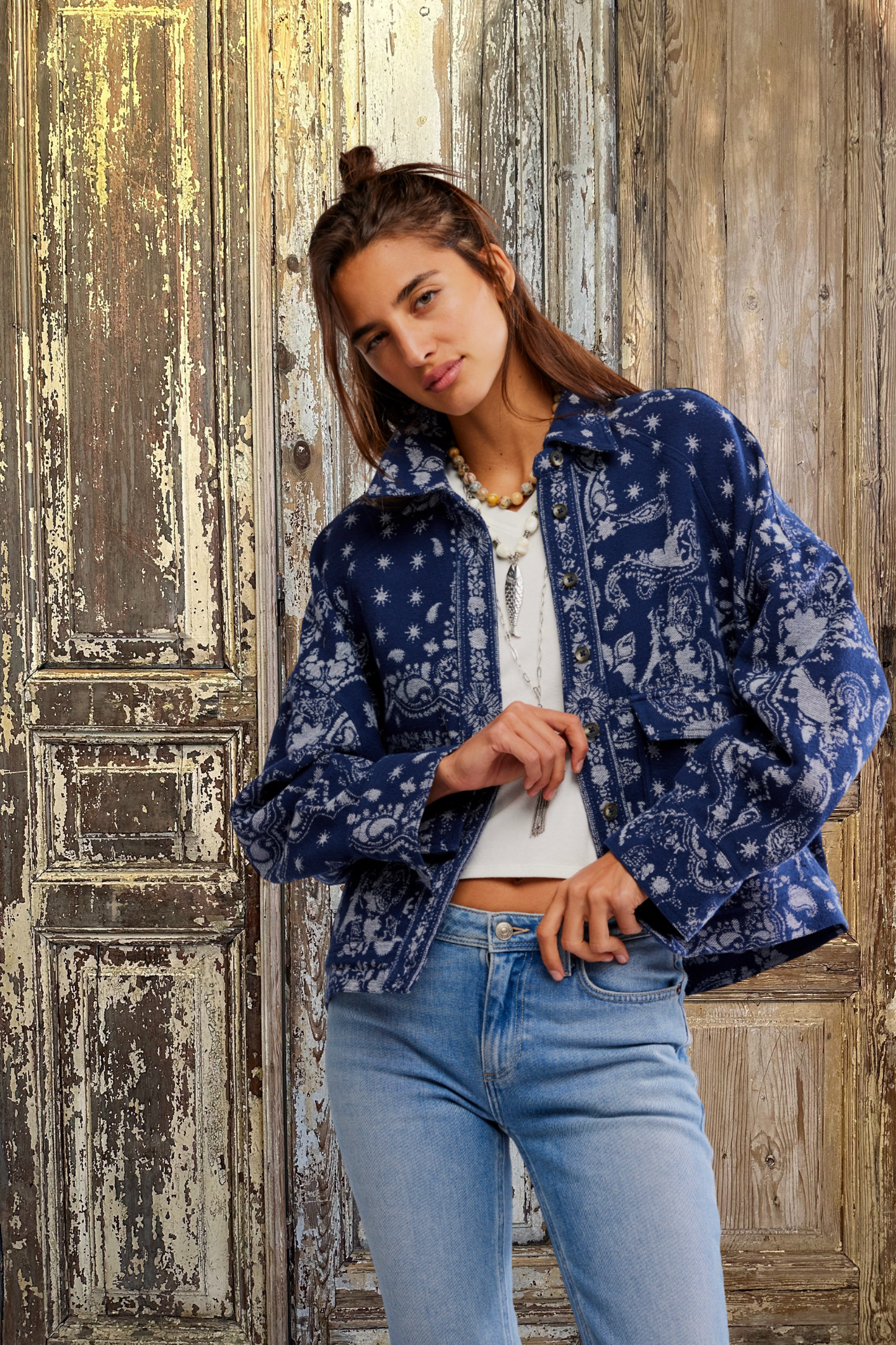 Bandana Jacquard Shirt