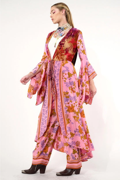 Golden Aurela Kimono-9950