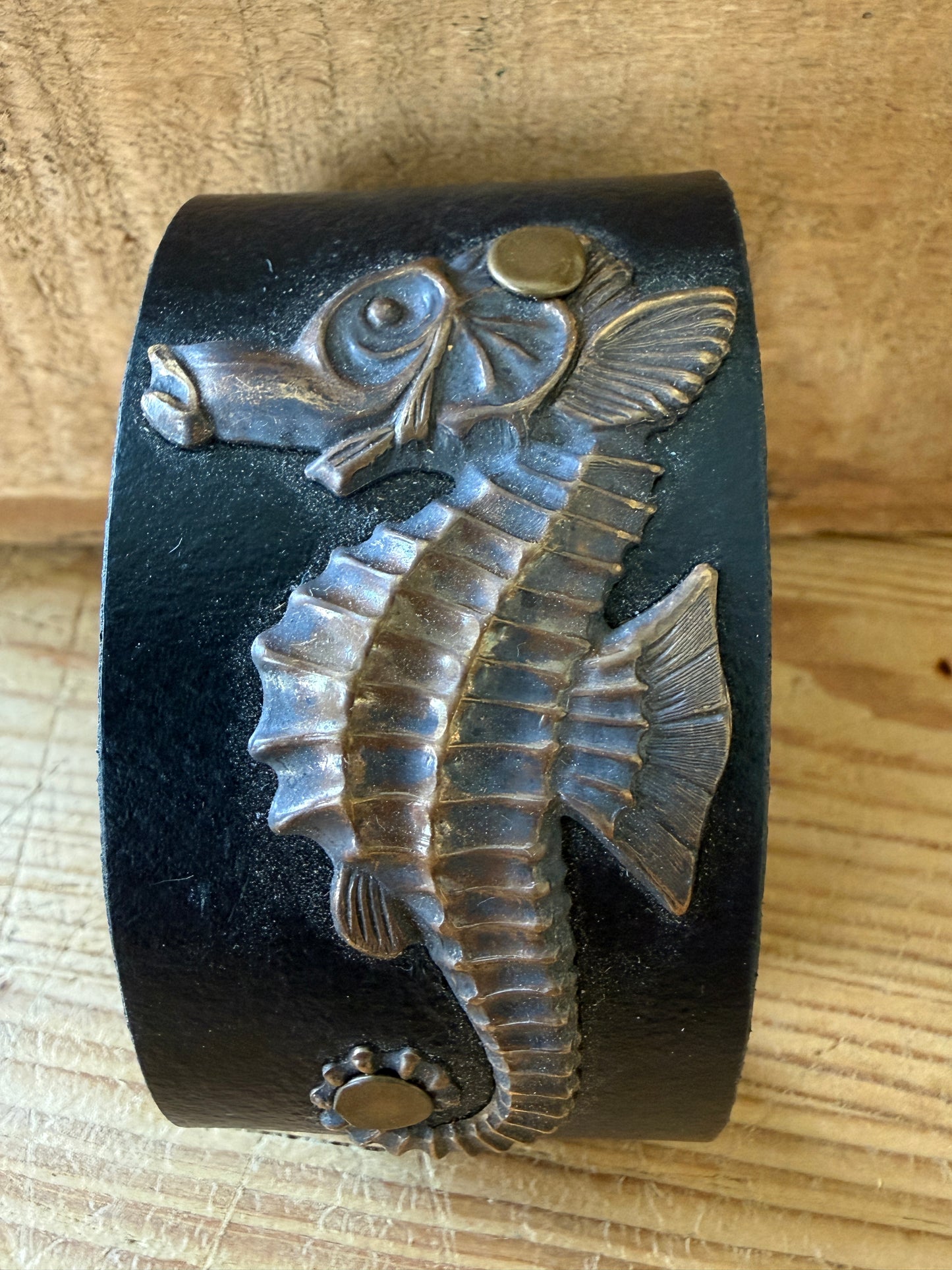 Black Leather Cuffs