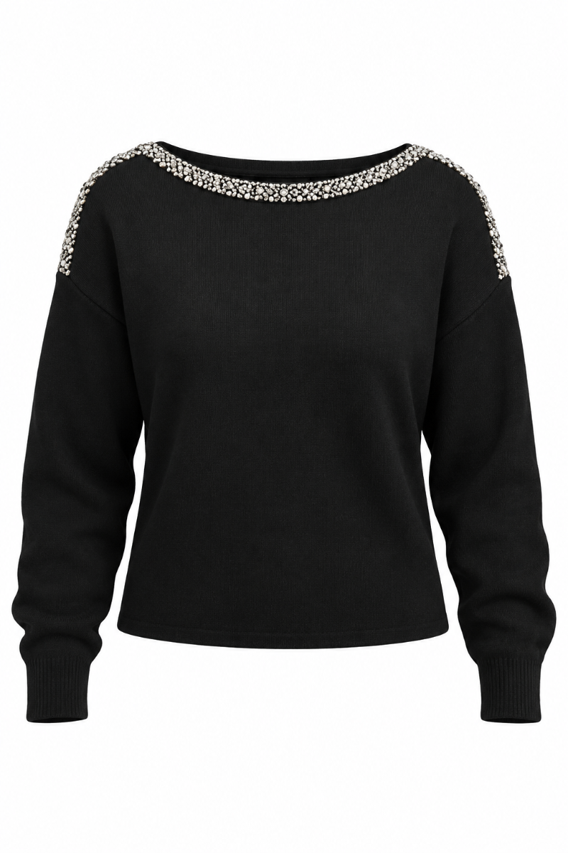 Bling Neck Sweater