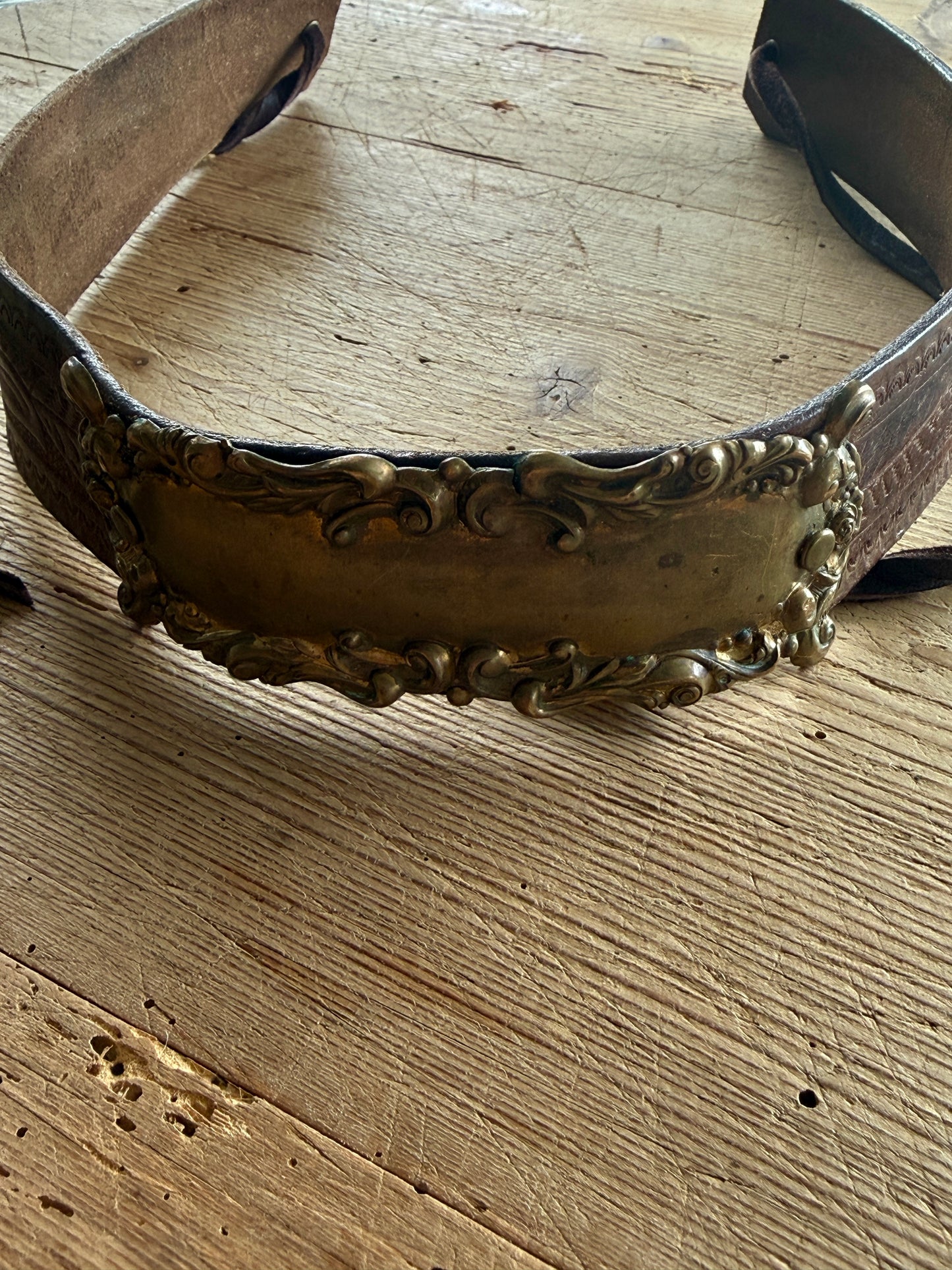 Ornate Leather Hat Bands