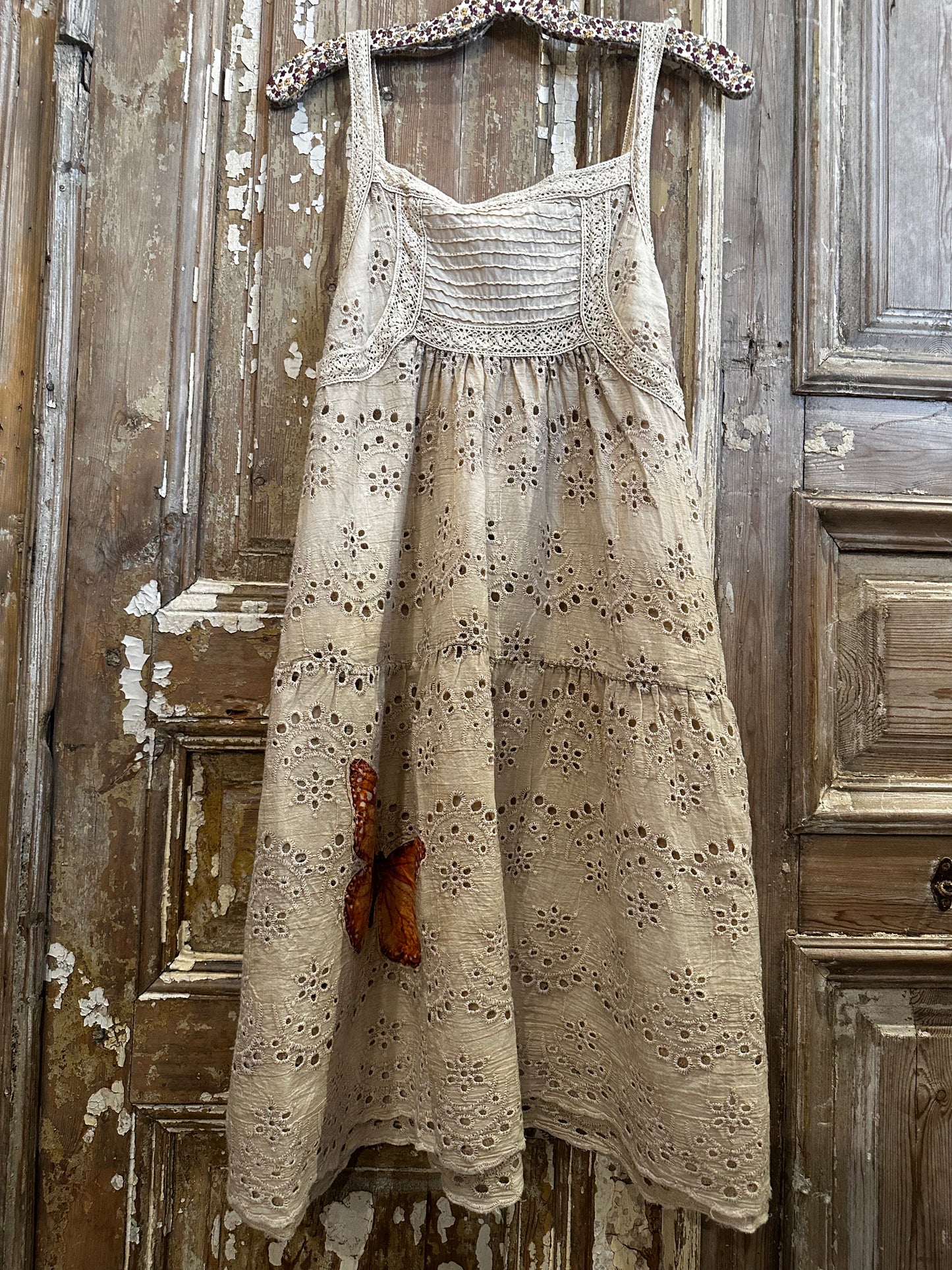 Sleeveless Eyelet Tunic