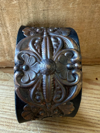 Black Leather Cuffs