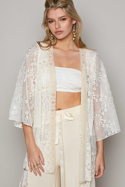 3/4 Lace Kimono
