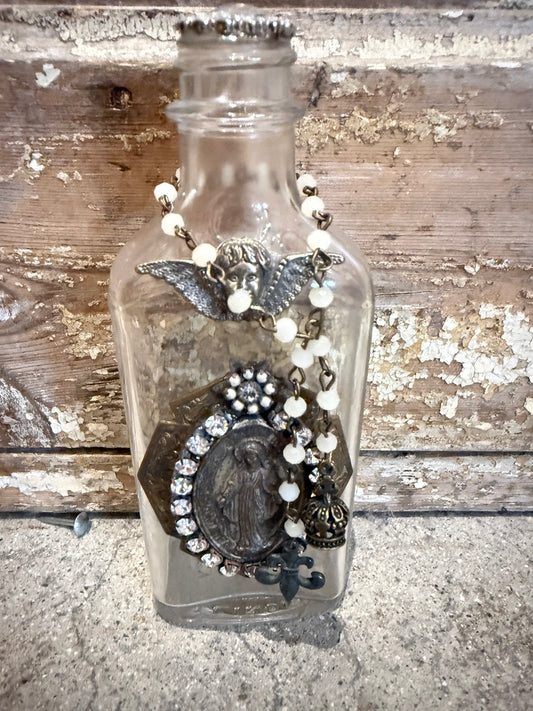 Small Ornate Vintage Bottles