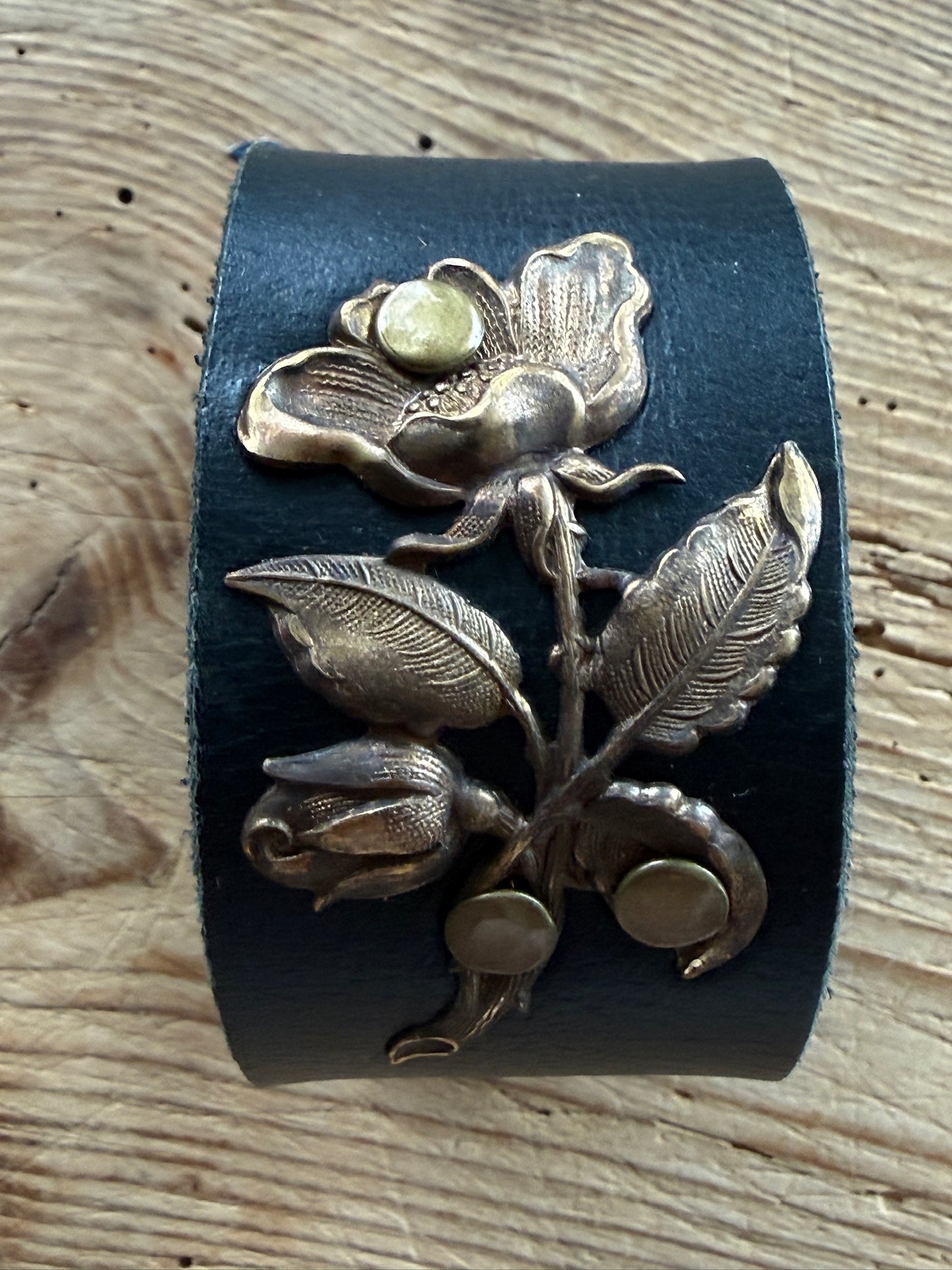 Black Leather Cuffs