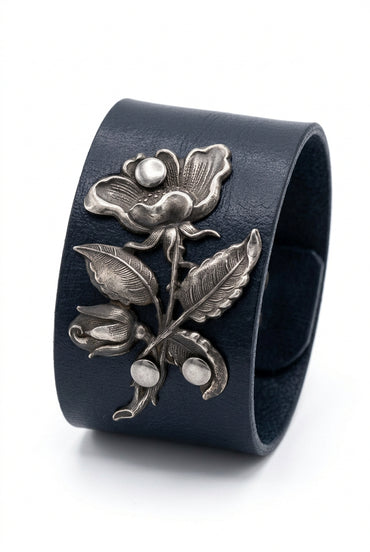 Black Leather Cuffs