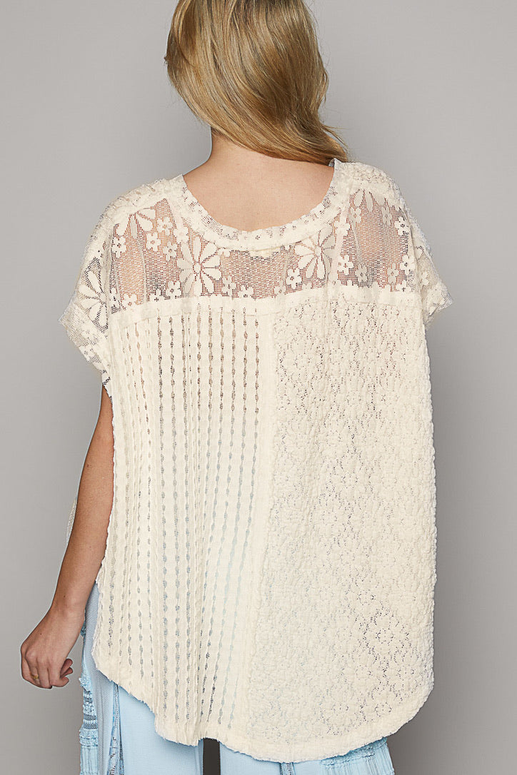 Lace Baby Doll Top