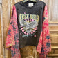 S/M Up Cycled Kantha Poncho