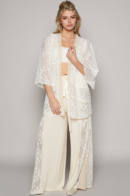 3/4 Lace Kimono