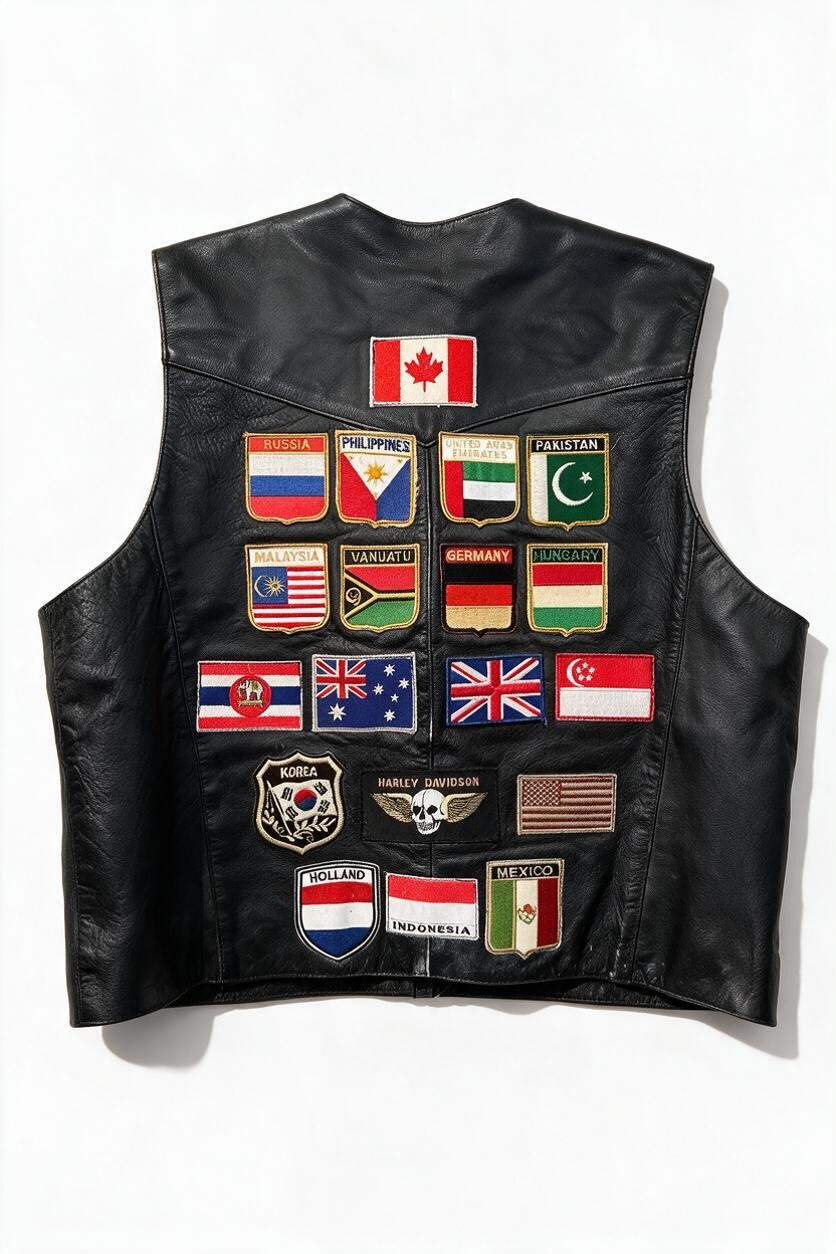 Vintage Motorcycle Vest