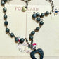 Vintage Grey Bead Necklace