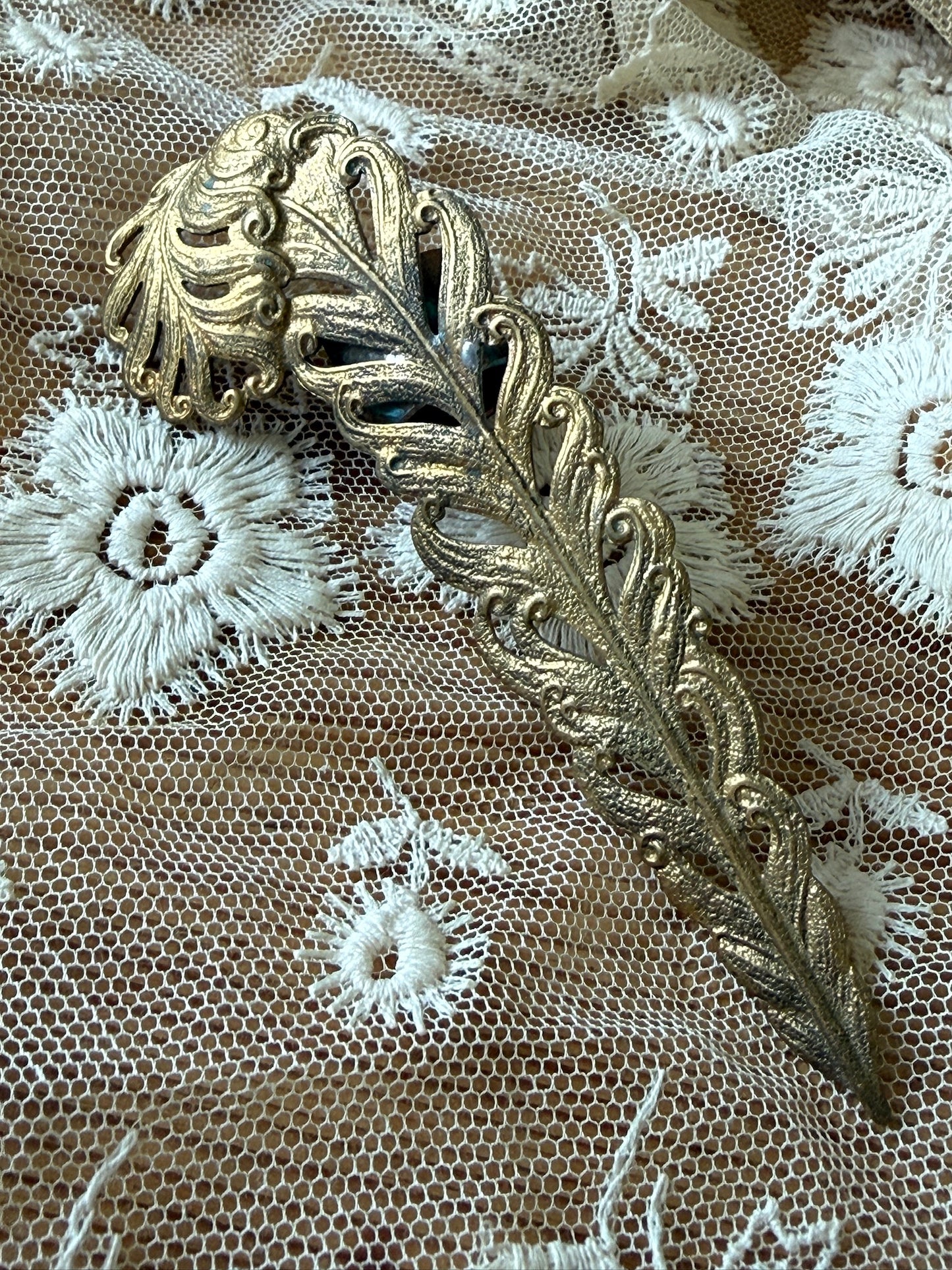 Gold Scarf Slides