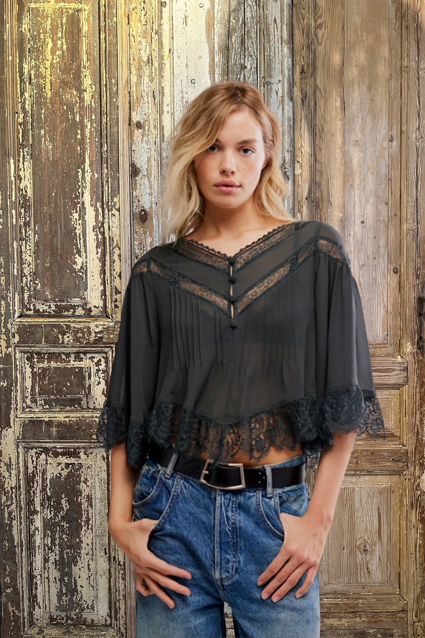 Bali Midnight Rain Top