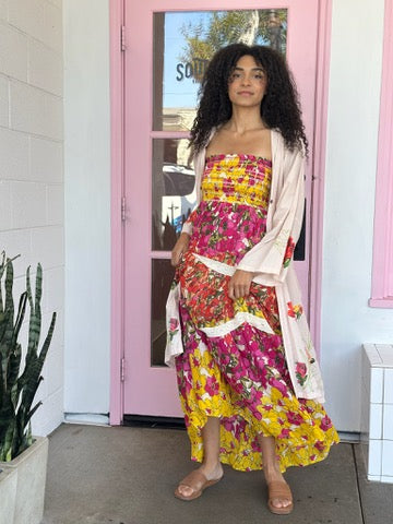 Layered Floral Maxi