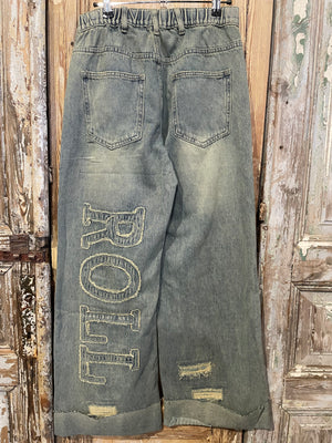 Washed Rock & Roll Jeans
